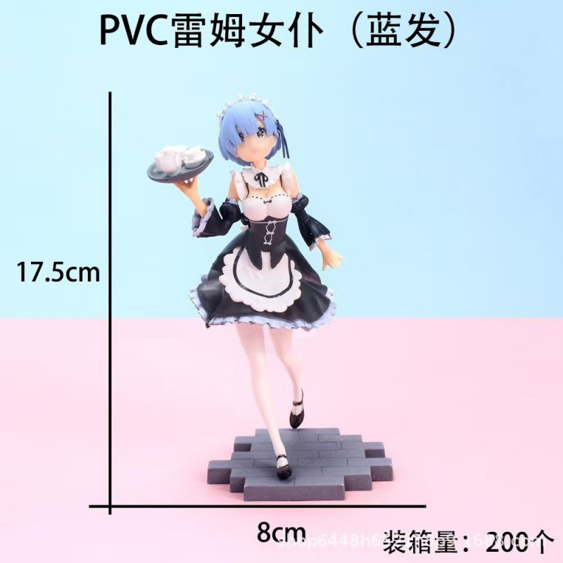 Re从零开始的异世界生活周边猫耳雷姆樱花蕾姆手办拉姆美少女摆件 22