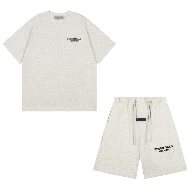 新款FEAR OF GOD ESSENTIALS植绒字母男女休闲宽松加绒连帽卫衣潮 78