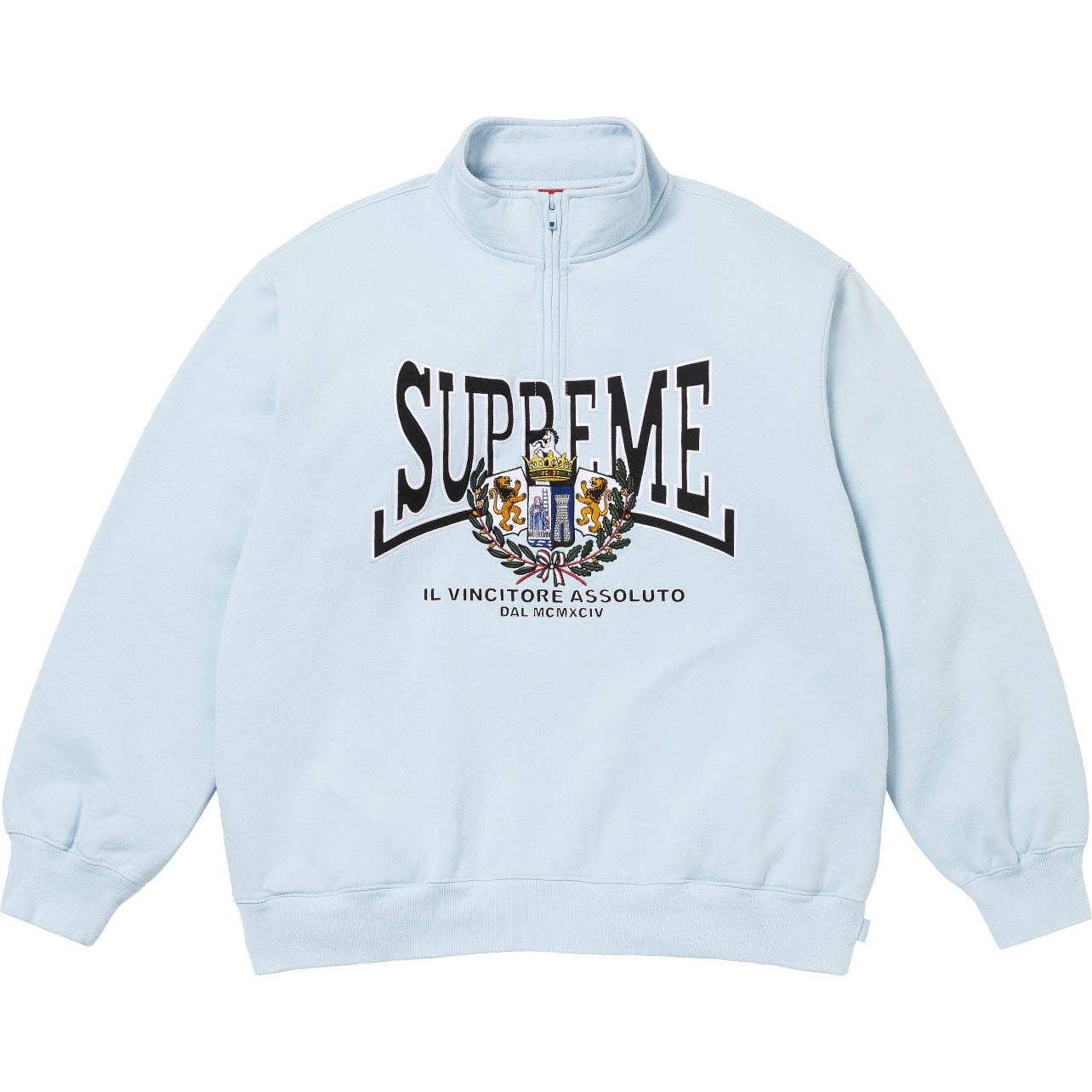 25FW SUPreme贴布BIG LOGO刺绣加绒重磅连帽卫衣男爆款秋冬款纯色 20
