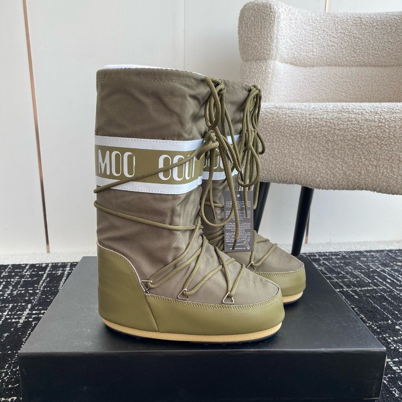 高定25ss秋冬新款月亮靴雪地靴系列内增高防滑保暖丑萌滑雪鞋短靴 56