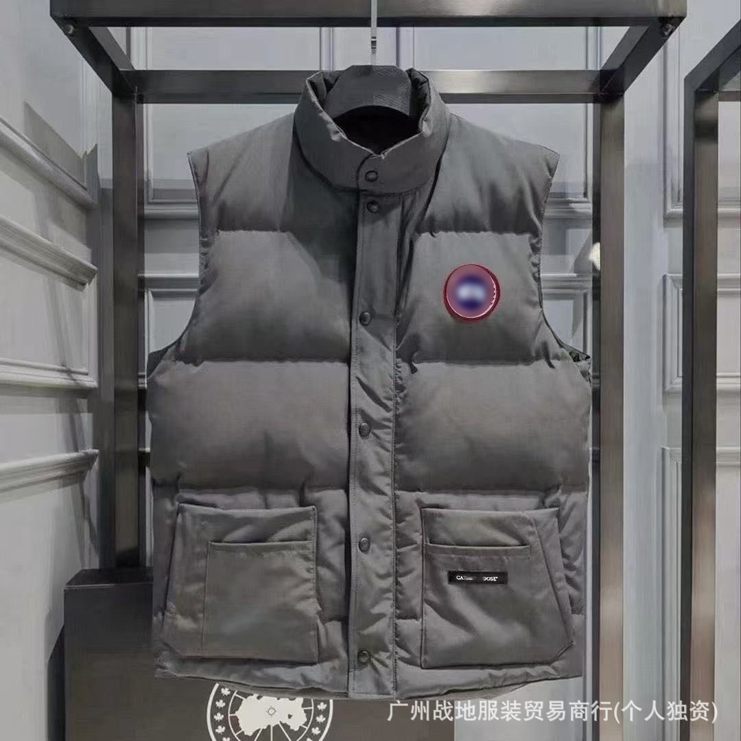 新款高端正确版大鹅大口袋男女情侣派克棉服连帽加厚保暖防风外套 17