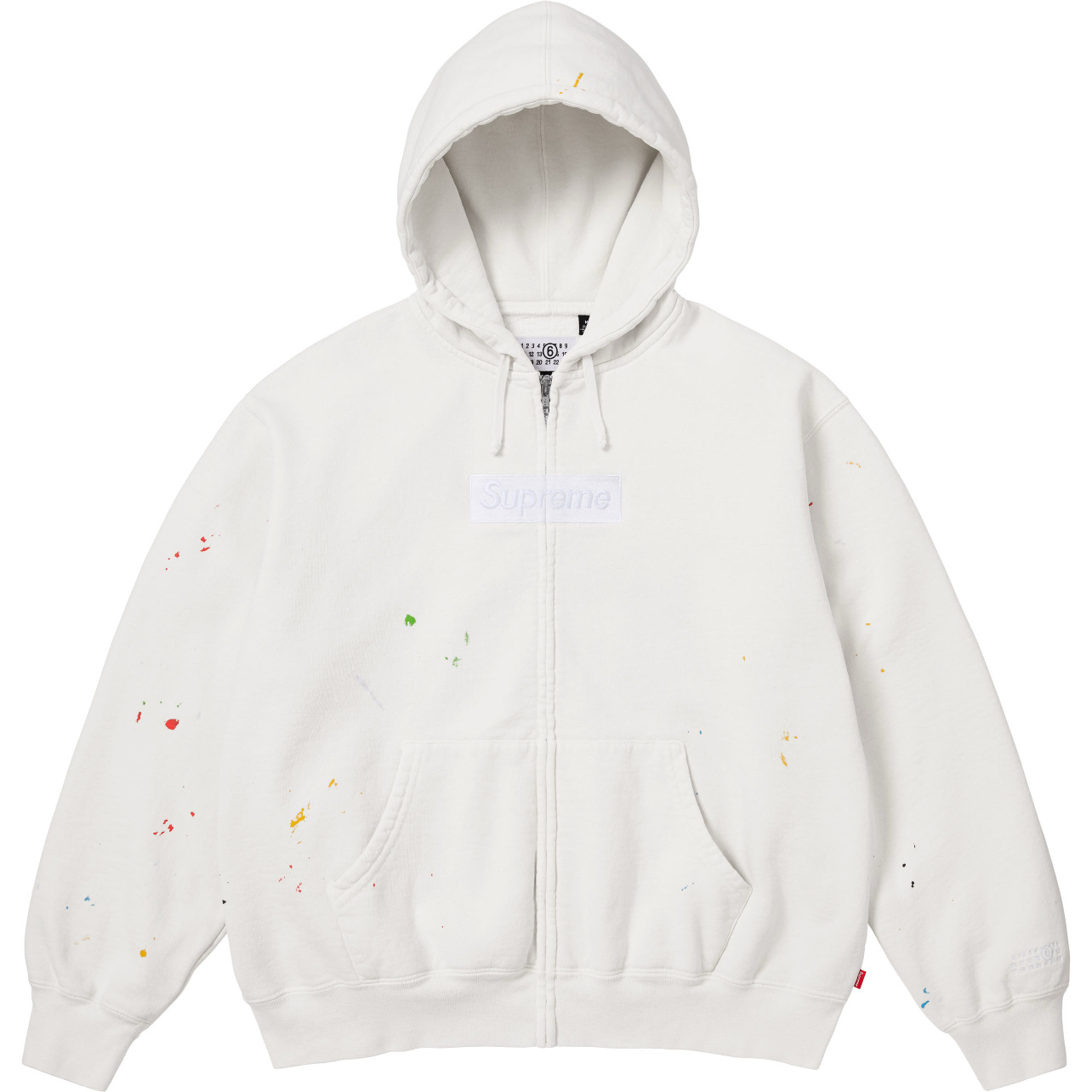 高版本supreme25SS 潮牌HOODED SWEATSHIRT 大LOGO加绒帽衫卫衣 20
