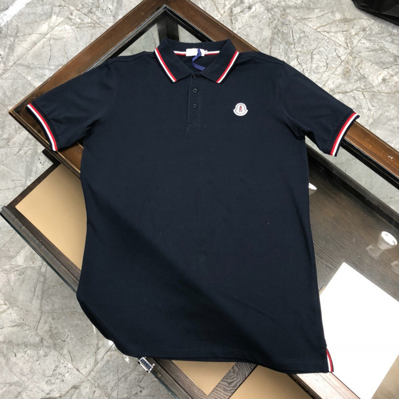 跨境外贸夏季新款小m口淼男士polo衫短袖 翻领m家T恤男休闲 2