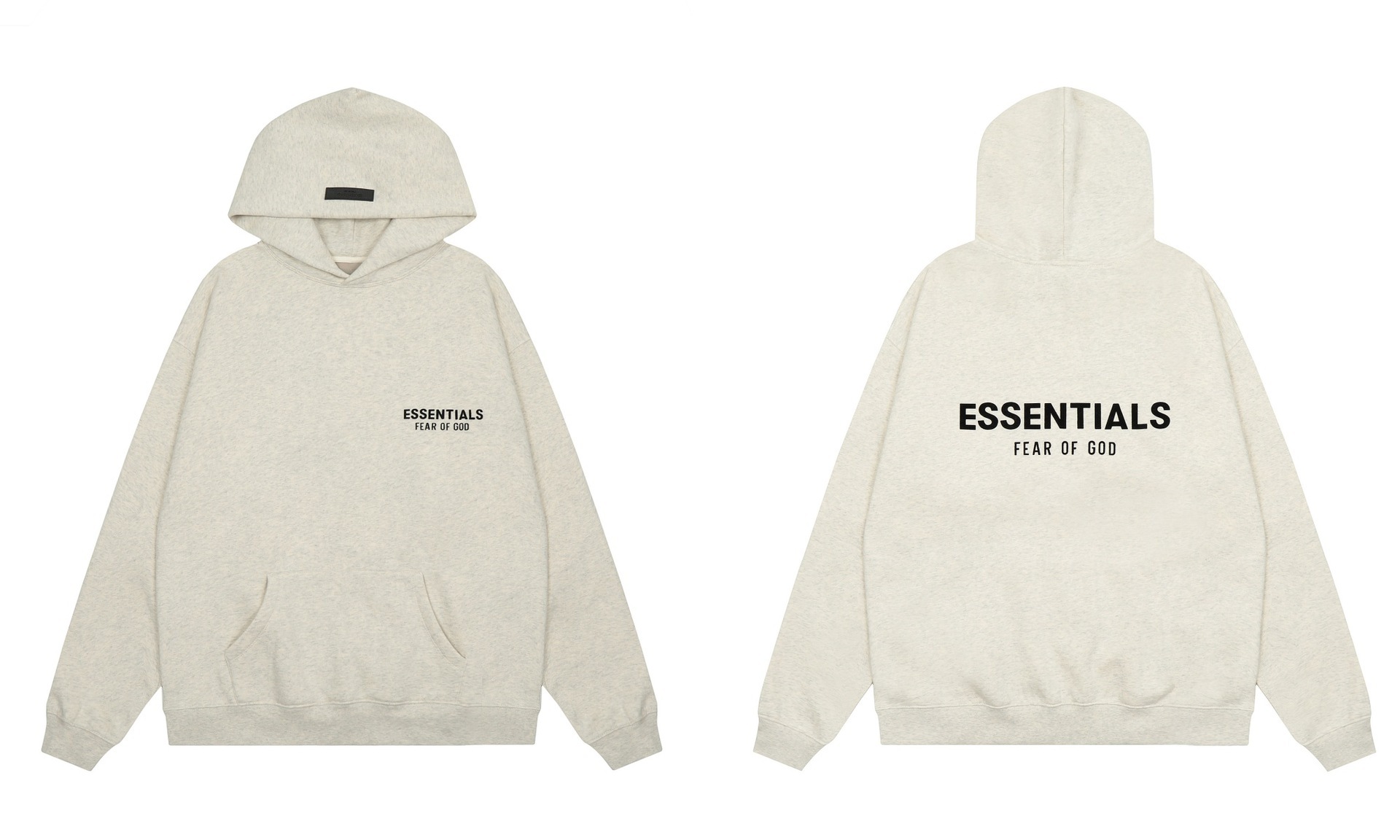 ESSENTIALSFearofGodFOG高品质进口植绒烫画加绒帽衫卫衣卫裤 16