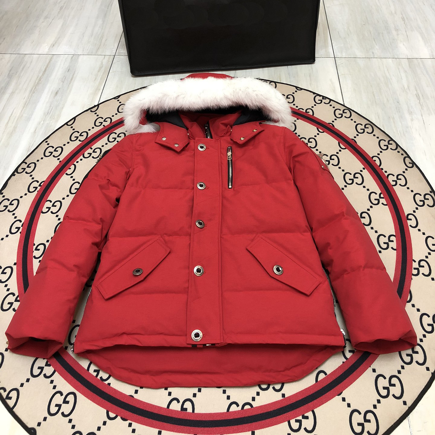 Moose剪刀羽绒服06款05款男女同款情侣外套狐狸毛领户外滑雪装 17