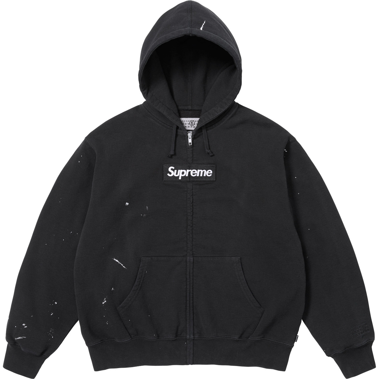 高版本supreme25SS 潮牌HOODED SWEATSHIRT 大LOGO加绒帽衫卫衣 100