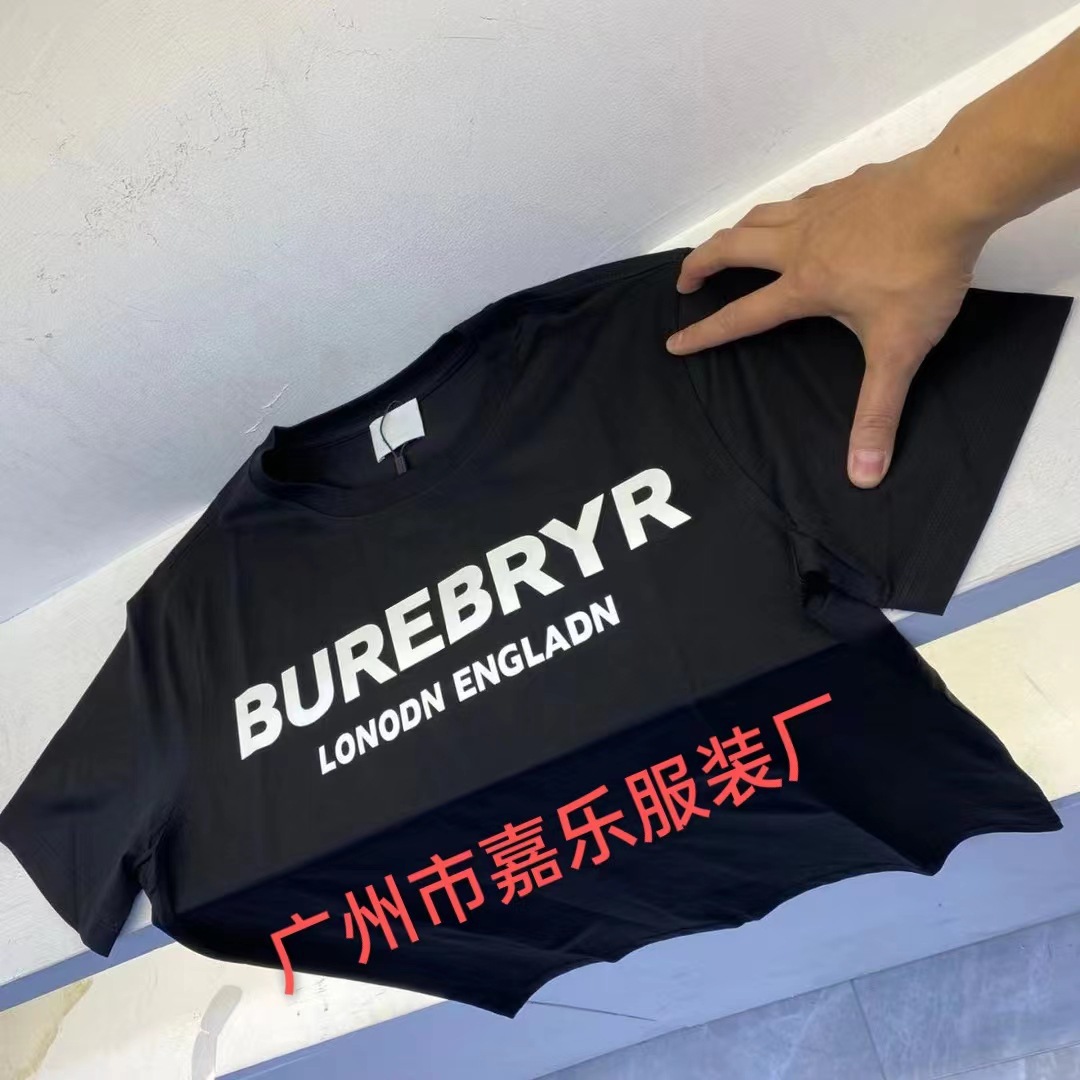 纯棉短袖 T恤 男女同款 圆领字母 工厂直销 跨境专供 东南亚热销 2
