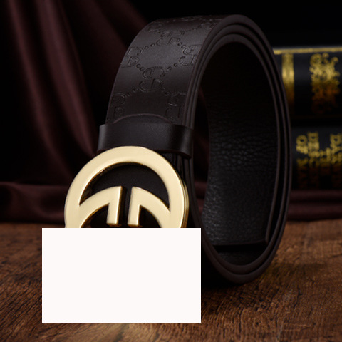 69压花咖啡色金扣