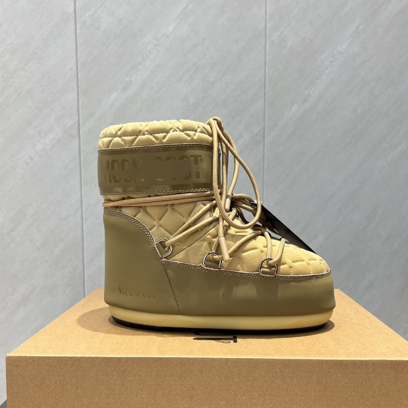高定25ss秋冬新款月亮靴雪地靴系列内增高防滑保暖丑萌滑雪鞋短靴 60
