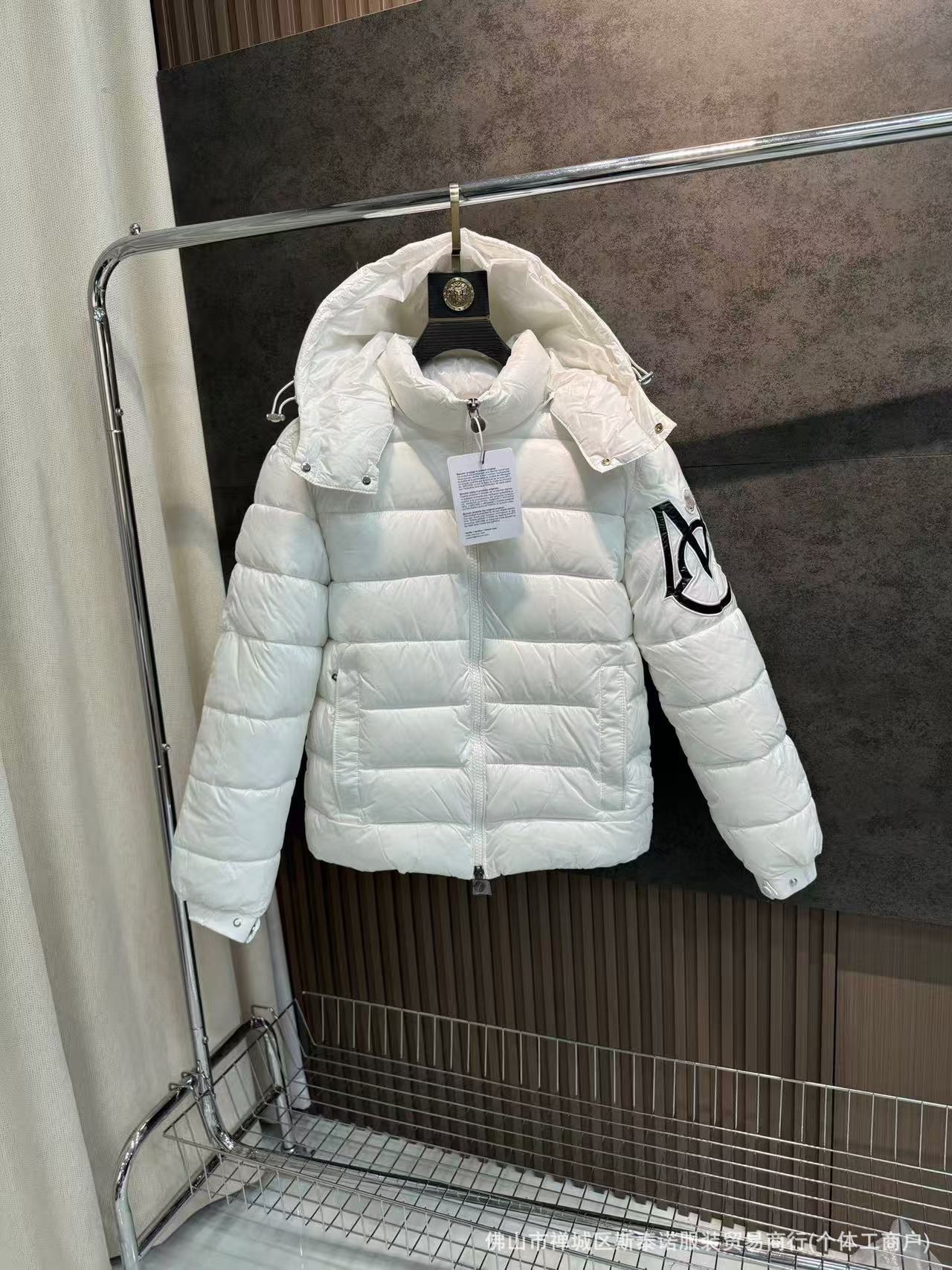 蒙家Maya高版本加厚防风羽绒棉服男女同款亮面保暖连帽外套外贸 22