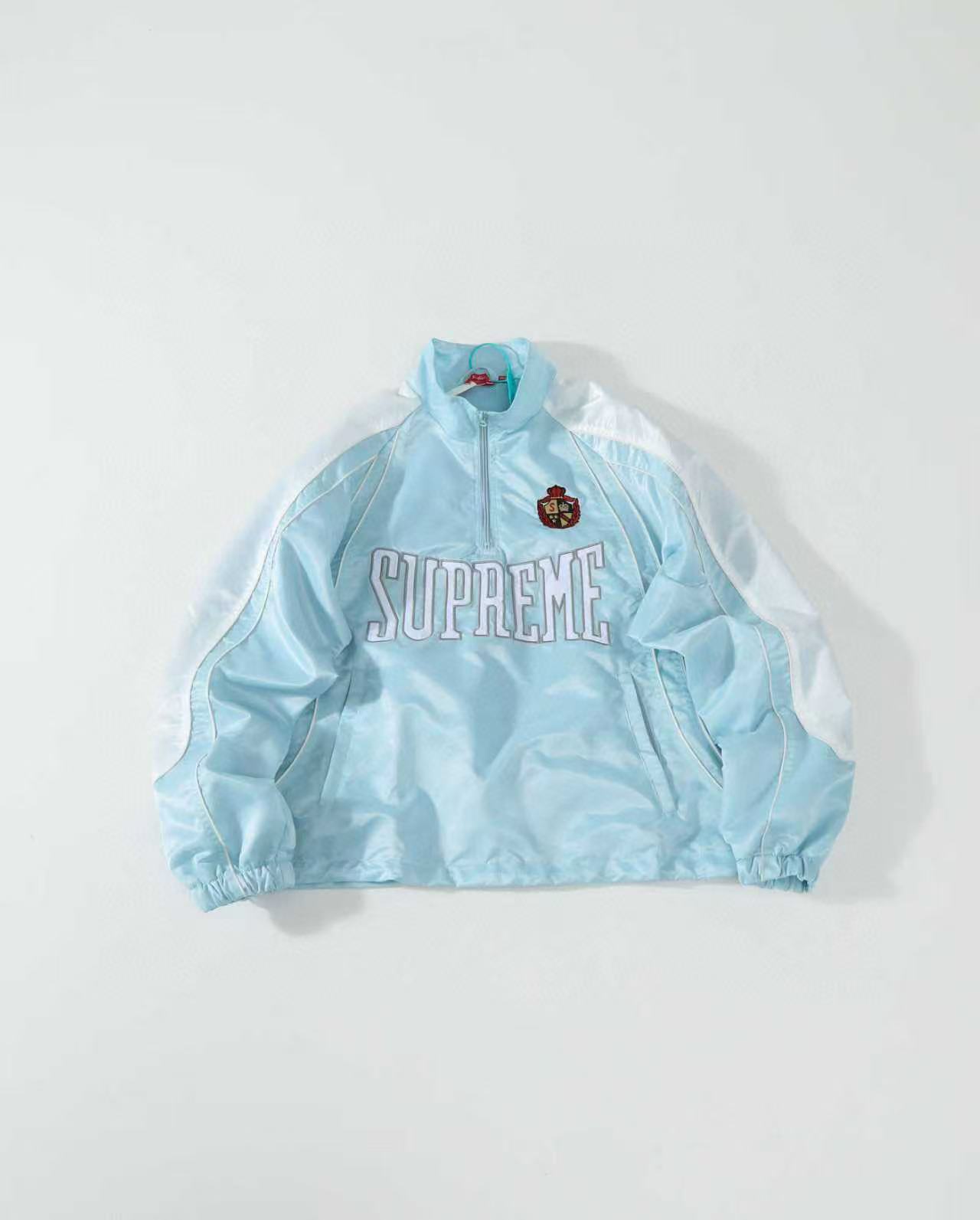 25FW SUPreme贴布BIG LOGO刺绣加绒重磅连帽卫衣男爆款秋冬款纯色 64