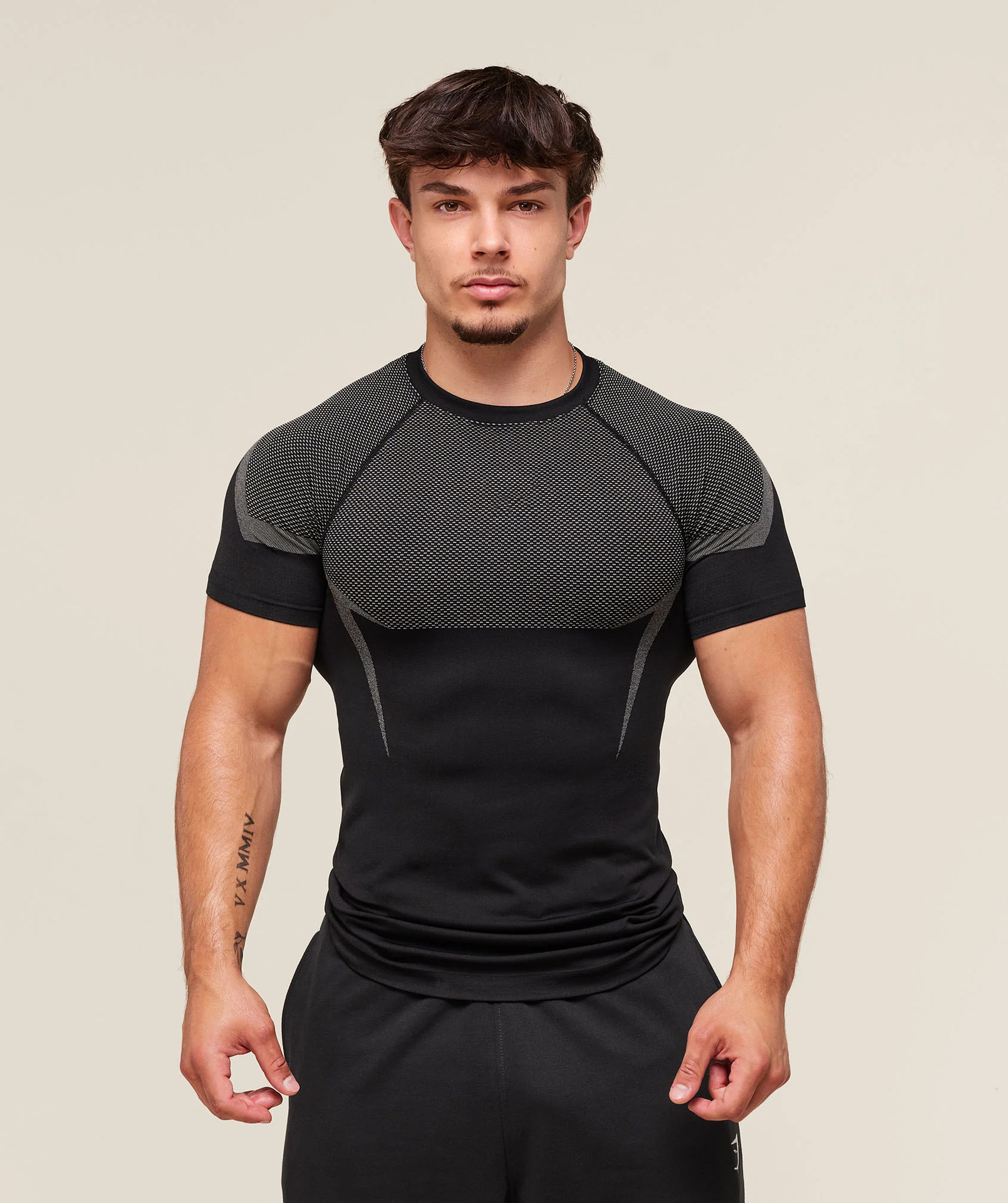 GYMSHARK新款跑步运动健身上衣休闲透气紧身短袖休闲跑步T恤鲨鱼 14