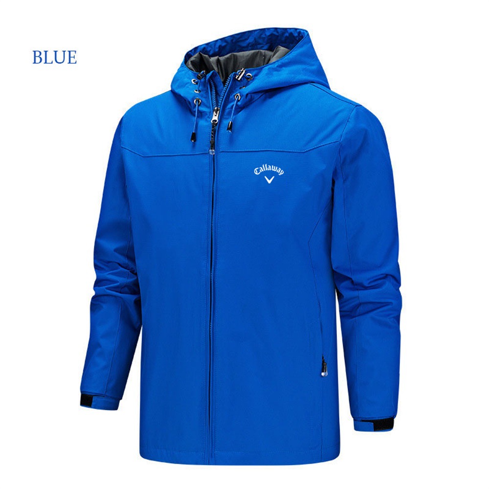 2025新款高尔夫外套休闲连帽风衣飞行夹克运动服拉链春夏季时尚 3