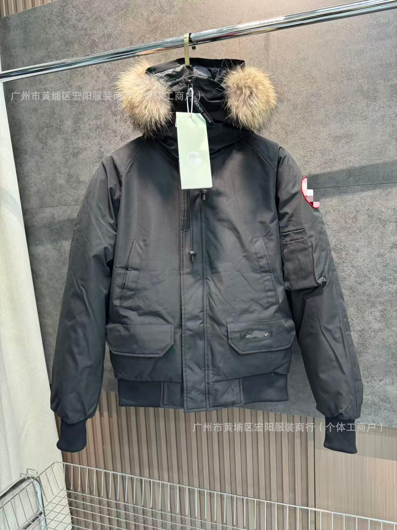 29款大鹅毛领大口袋男女同款派克棉服宽松连帽加厚保暖中长款外套 18