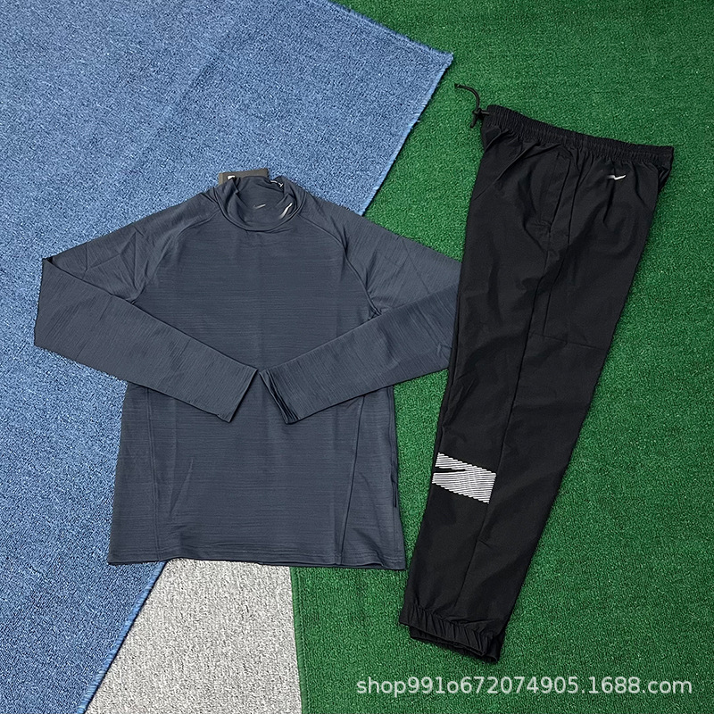 （184深灰色+7515黑色长裤）