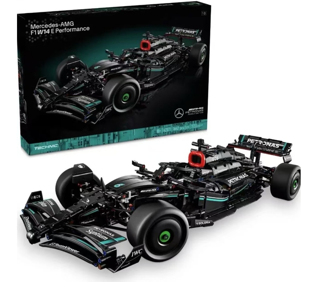 跨境兼容乐高42171方程式赛车1:8梅赛德斯奔驰F1拼装积木玩具 15