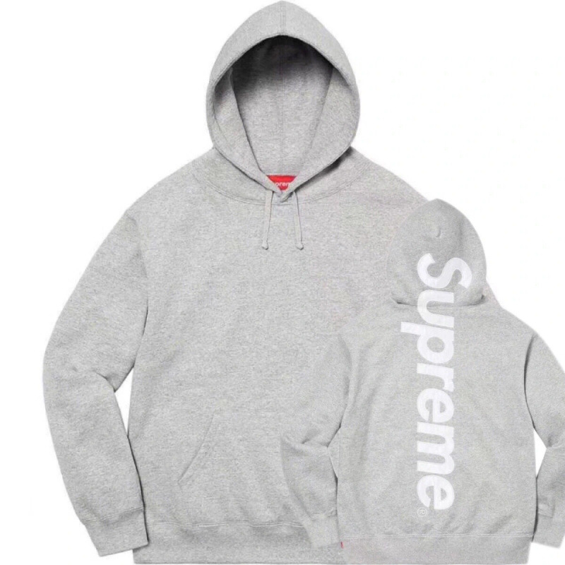 高版本supreme25SS 潮牌HOODED SWEATSHIRT 大LOGO加绒帽衫卫衣 43