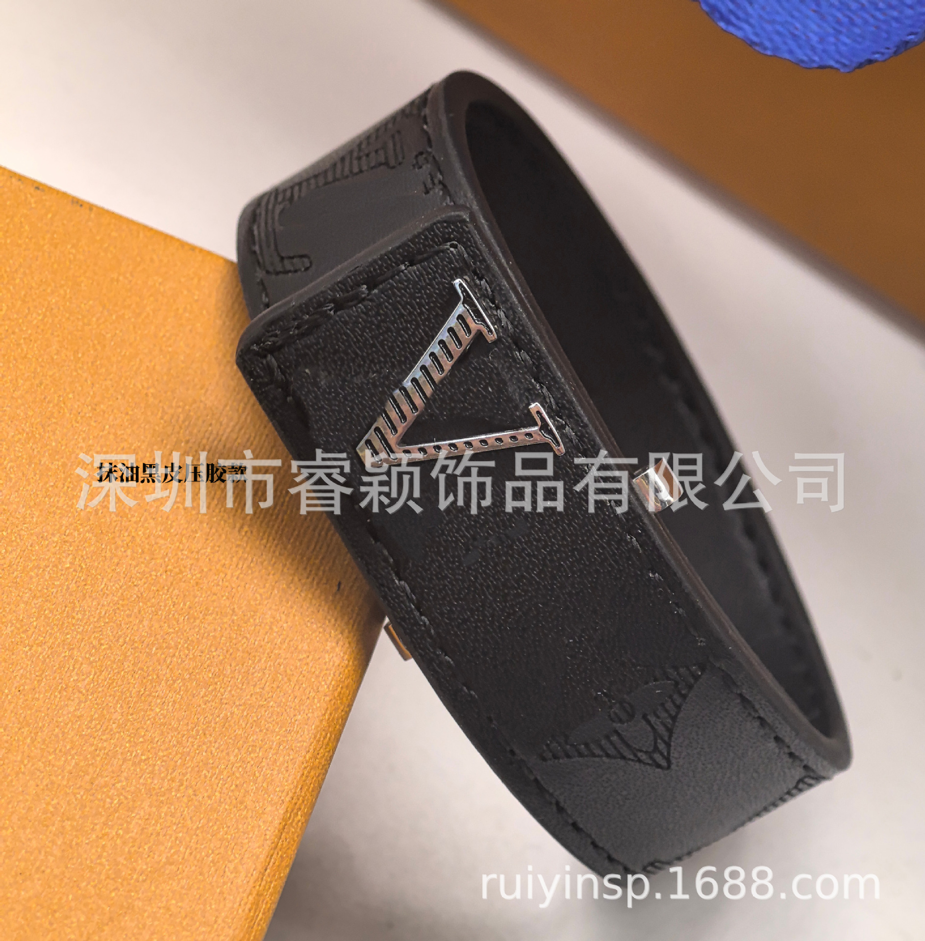 驴家手镯牛皮绳环系列几何型大牌同款中古拆皮独立包装亚马逊跨境 12