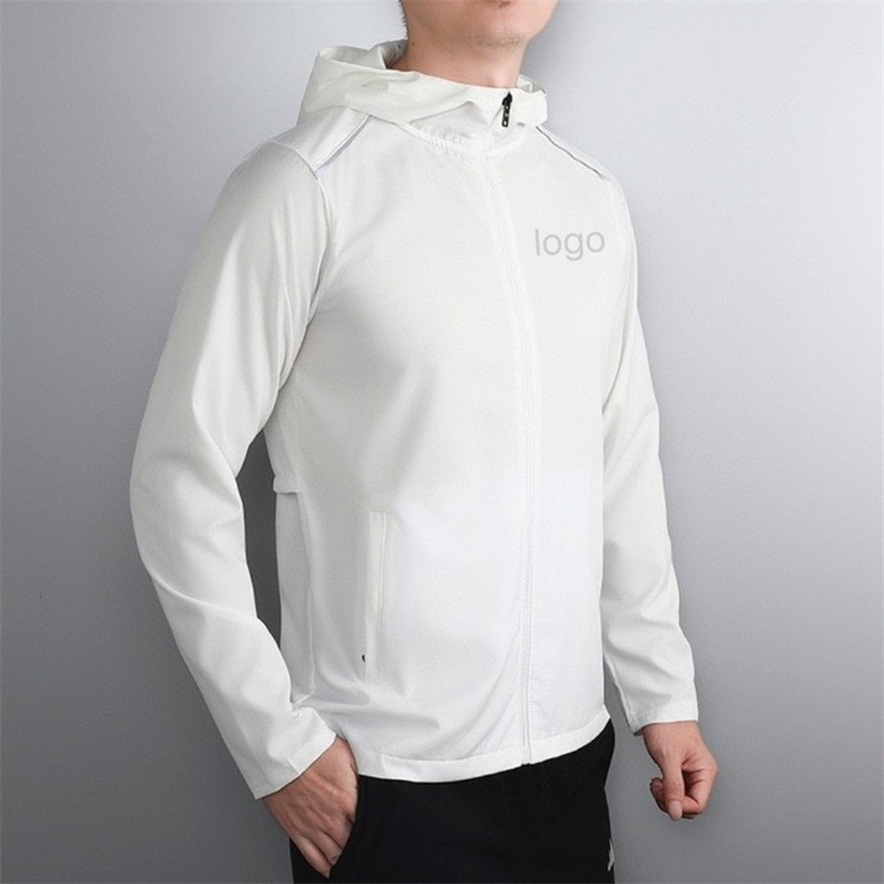 跑步外套男风衣防风训练春秋运动服防水防雨速干户外连帽骑行上衣 7