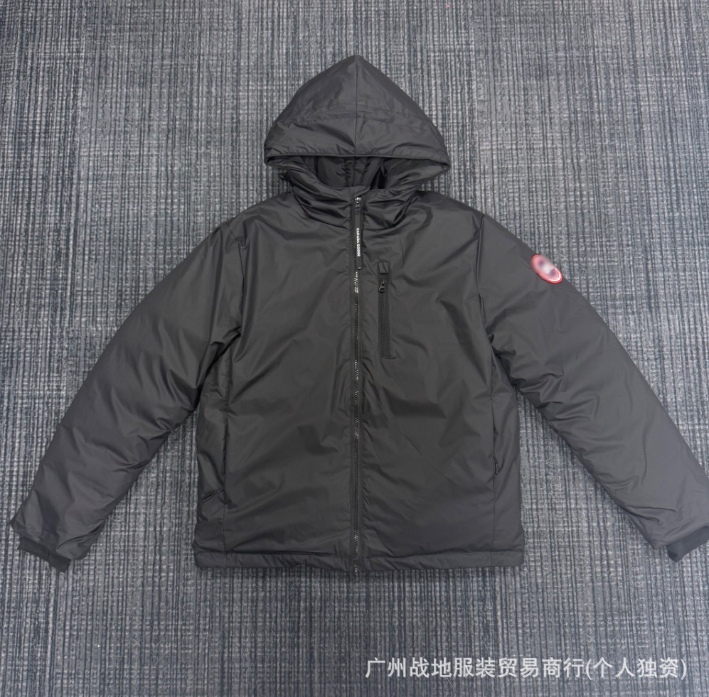 新款高端正确版大鹅大口袋男女情侣派克棉服连帽加厚保暖防风外套 50