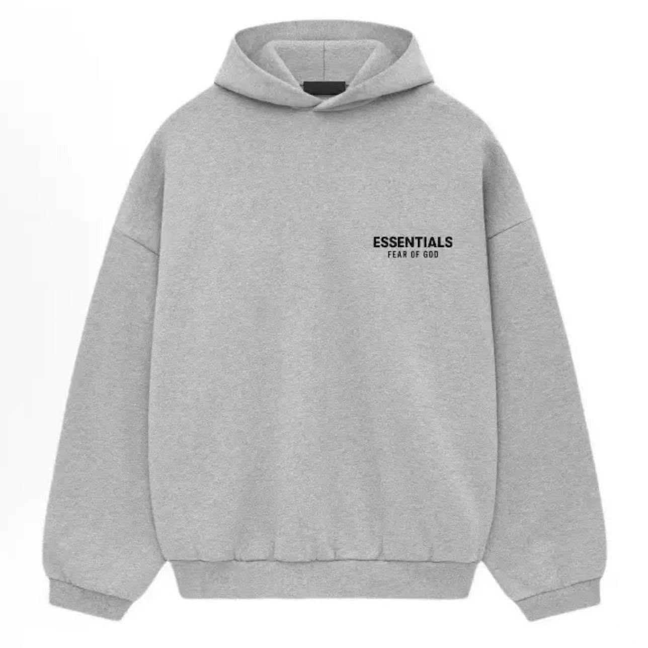 Essentials FW24 HolidayCore系列连帽简约舒适加绒字母套头卫衣 3