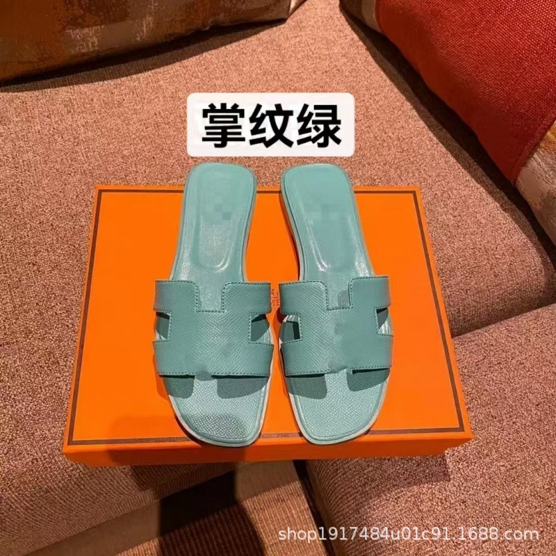 欧洲站外贸专供H家拖鞋夏季防滑外穿必备一字凉拖鞋Y标经典款批发 28