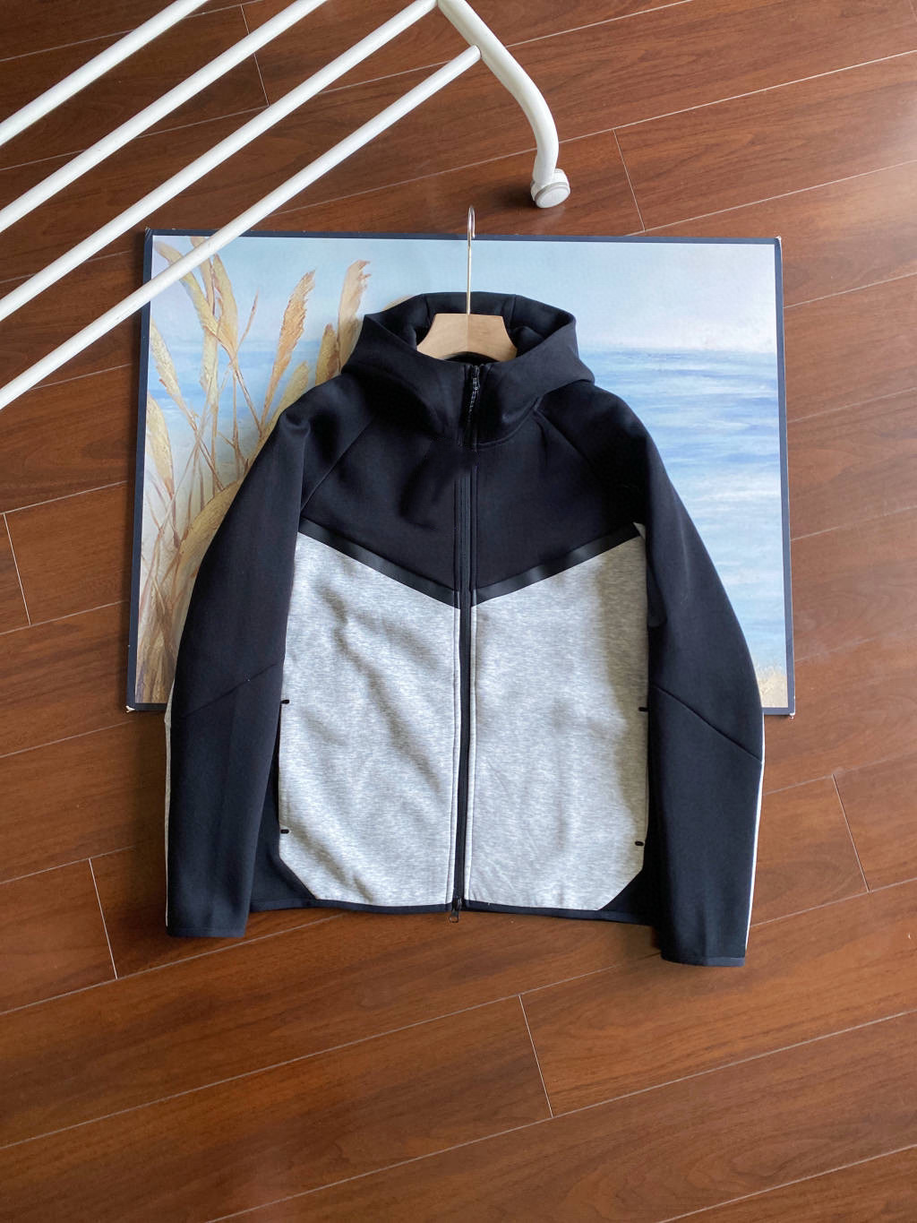 25春秋休闲运动压胶TECHFIEECE科技拉链套装外套卫裤950+496 16