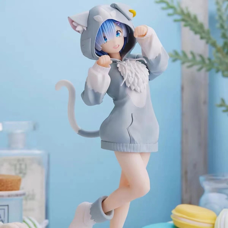 Re从零开始的异世界生活周边猫耳雷姆樱花蕾姆手办拉姆美少女摆件 20