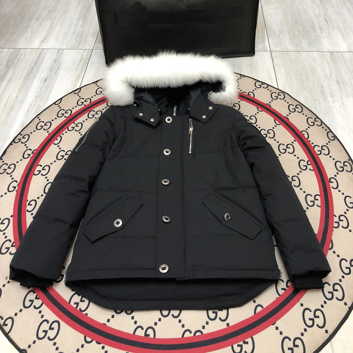 Moose剪刀羽绒服06款05款男女同款情侣外套狐狸毛领户外滑雪装 11