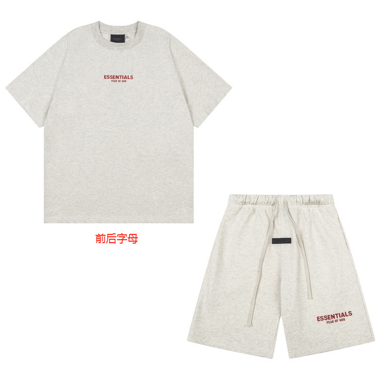 跨境美式FOG新款黑色字母ESSENTIAL套头连帽卫衣男女加绒高街帽衫 13