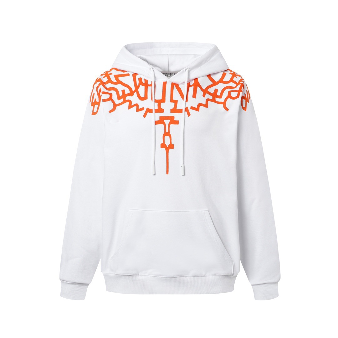 B078·橙色字母翅膀·连帽