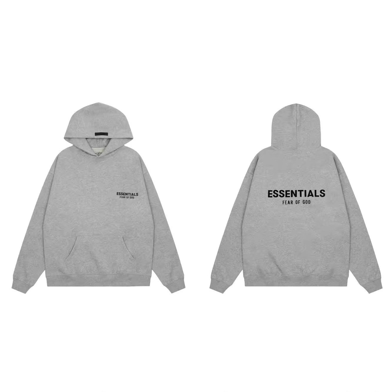 ESSENTIALSFearofGodFOG高品质进口植绒烫画加绒帽衫卫衣卫裤 3