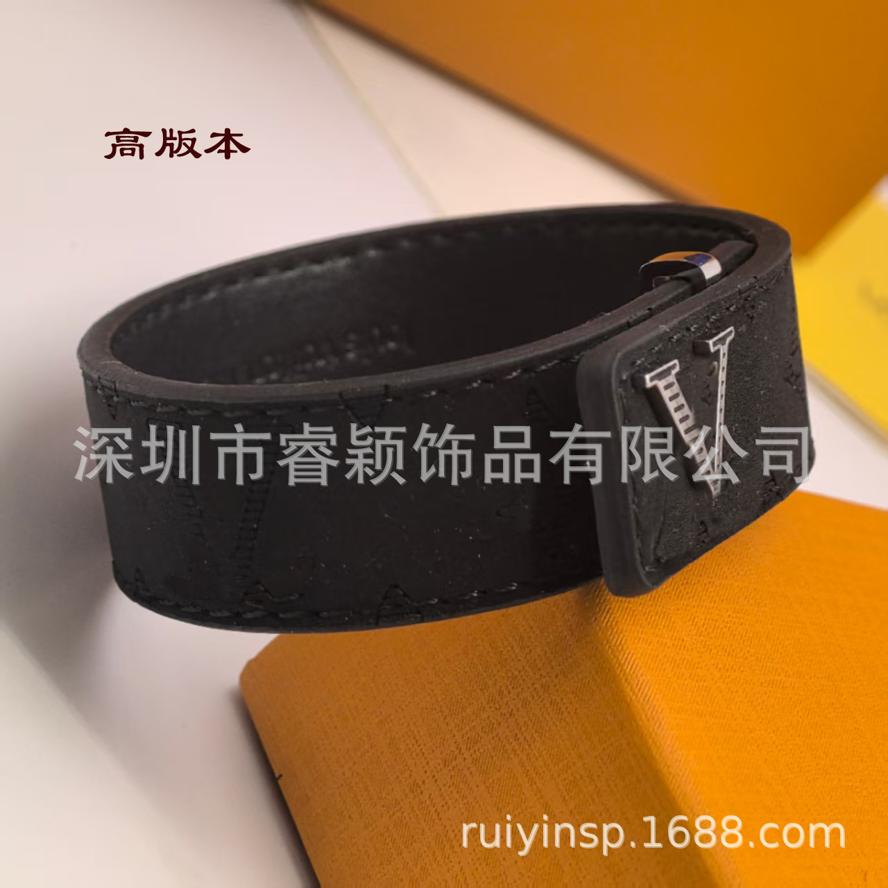 驴家手镯牛皮绳环系列几何型大牌同款中古拆皮独立包装亚马逊跨境 10