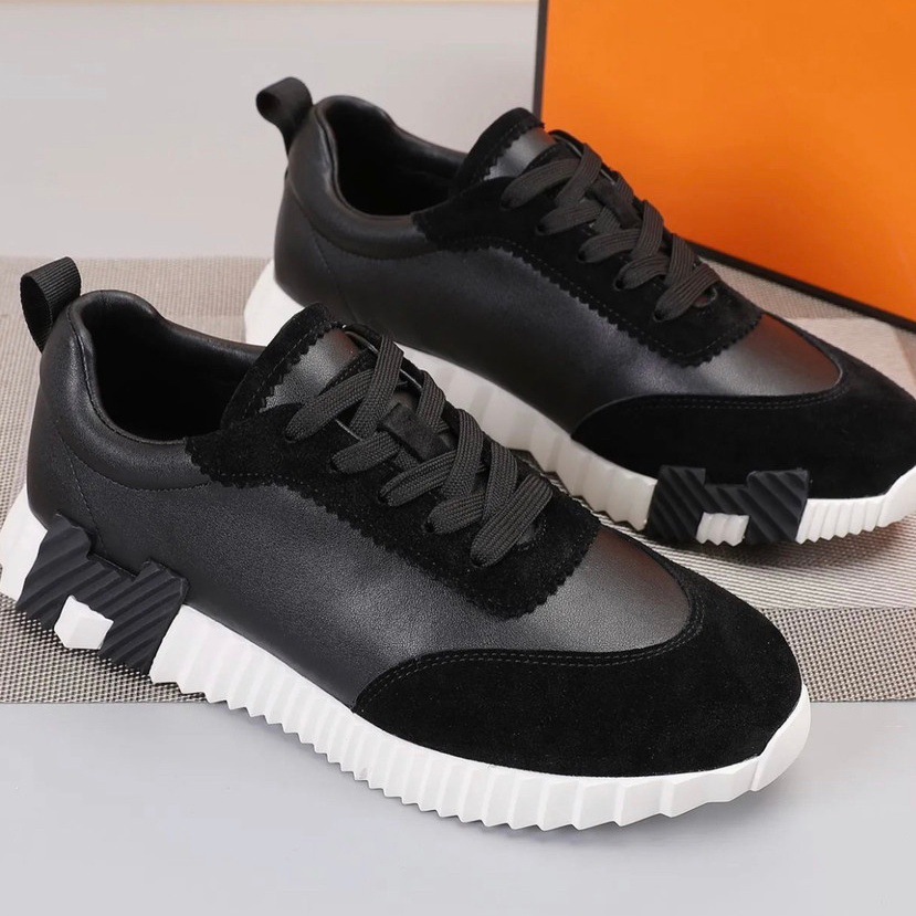 黑皮面【黑鞋带】