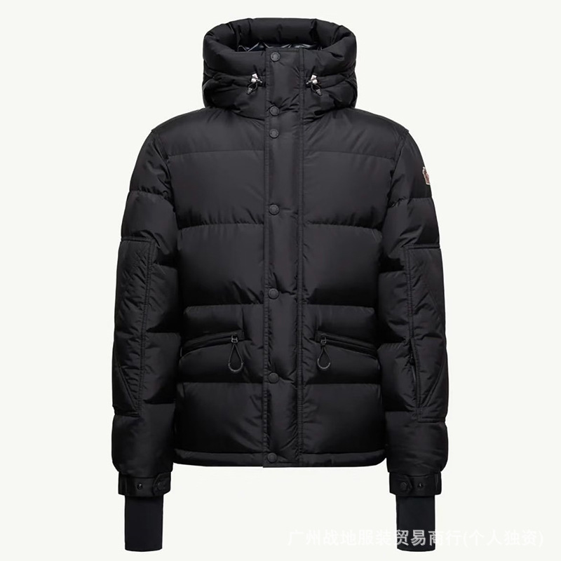 跨境高版本外贸M玛雅黑色经典羽绒服白鸭绒舒适保暖防寒连帽外套 71