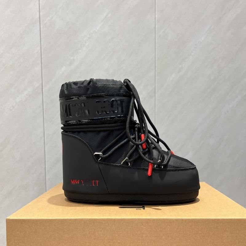 高定25ss秋冬新款月亮靴雪地靴系列内增高防滑保暖丑萌滑雪鞋短靴 49