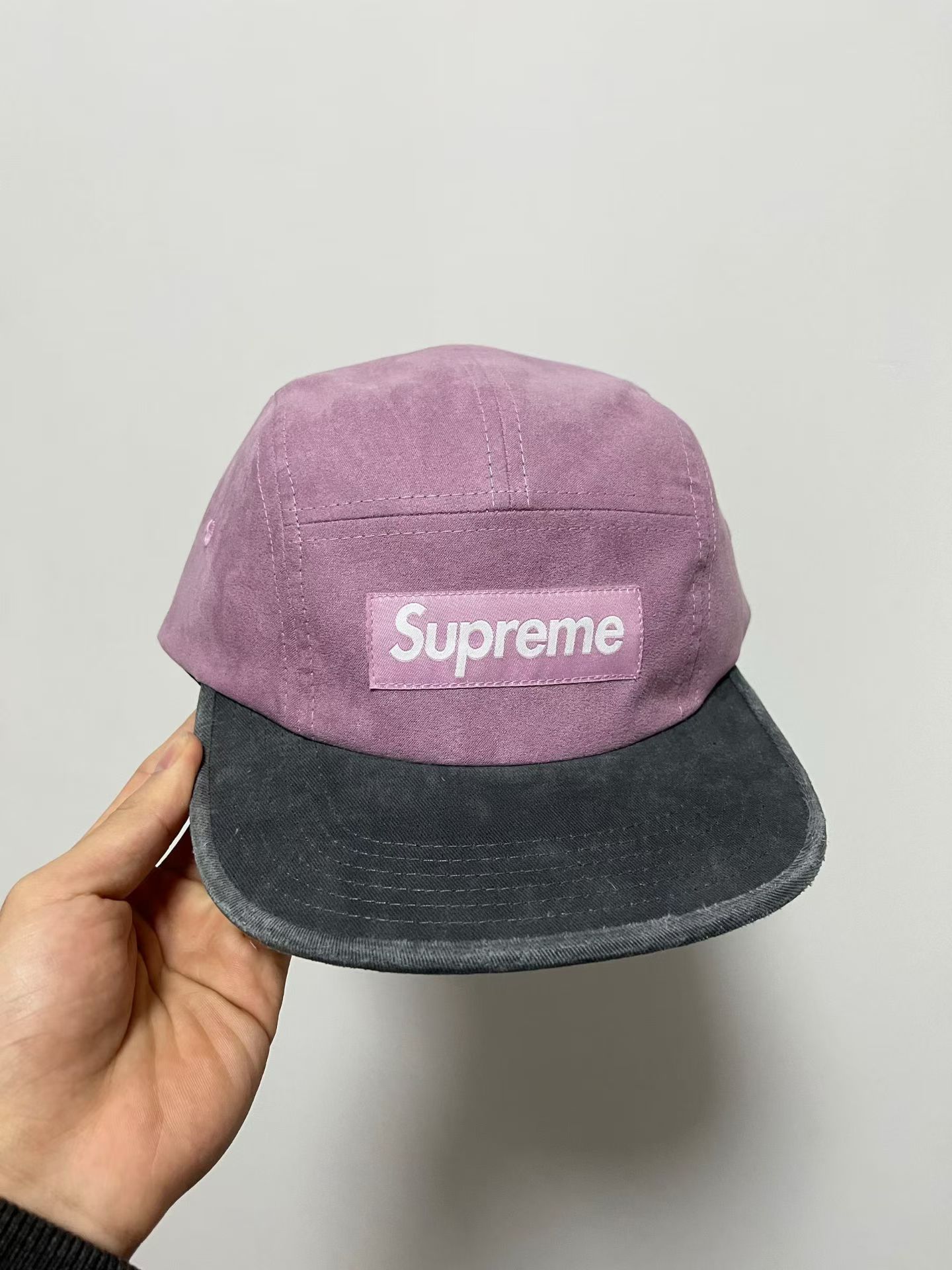 25FW SUPreme贴布BIG LOGO刺绣加绒重磅连帽卫衣男爆款秋冬款纯色 33