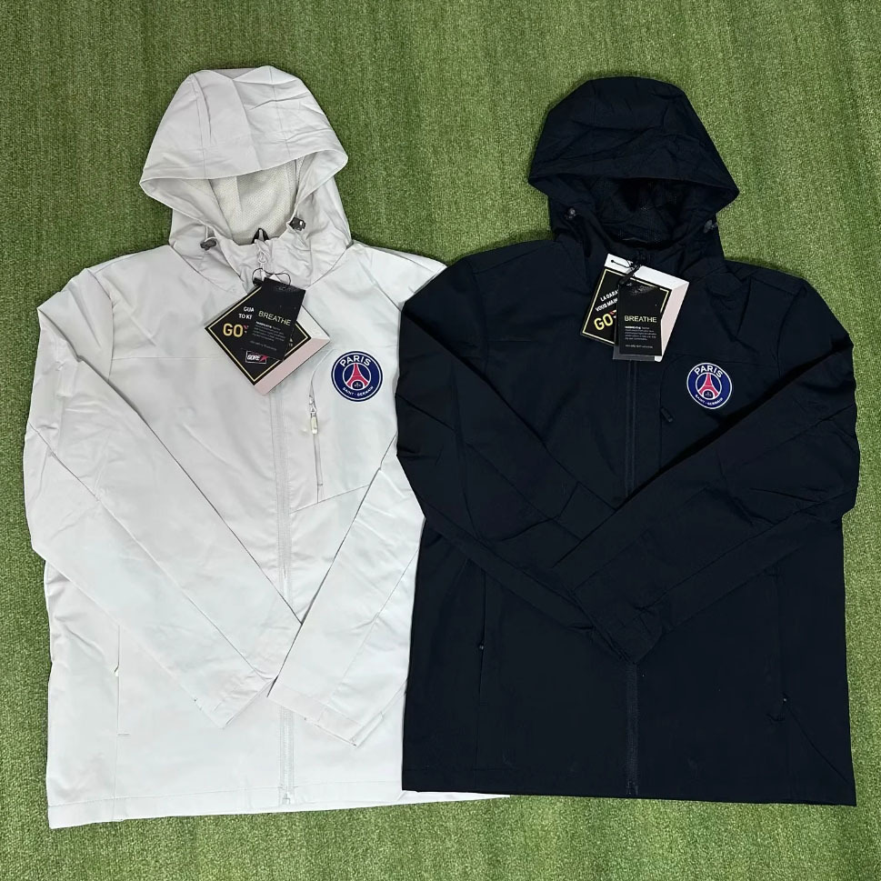 巴西足球冲锋衣棉服巴黎巴萨切尔西男女风衣加绒薄款 5