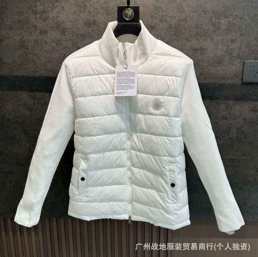 跨境高版本外贸M玛雅黑色经典羽绒服白鸭绒舒适保暖防寒连帽外套 70