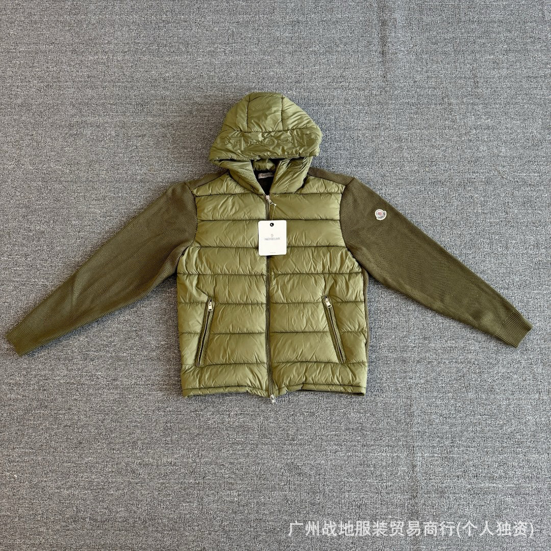 跨境高版本外贸M玛雅黑色经典羽绒服白鸭绒舒适保暖防寒连帽外套 24
