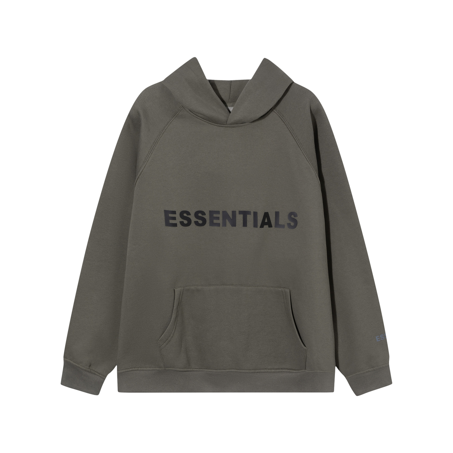 跨境美式FOG新款黑色字母ESSENTIAL套头连帽卫衣男女加绒高街帽衫 9