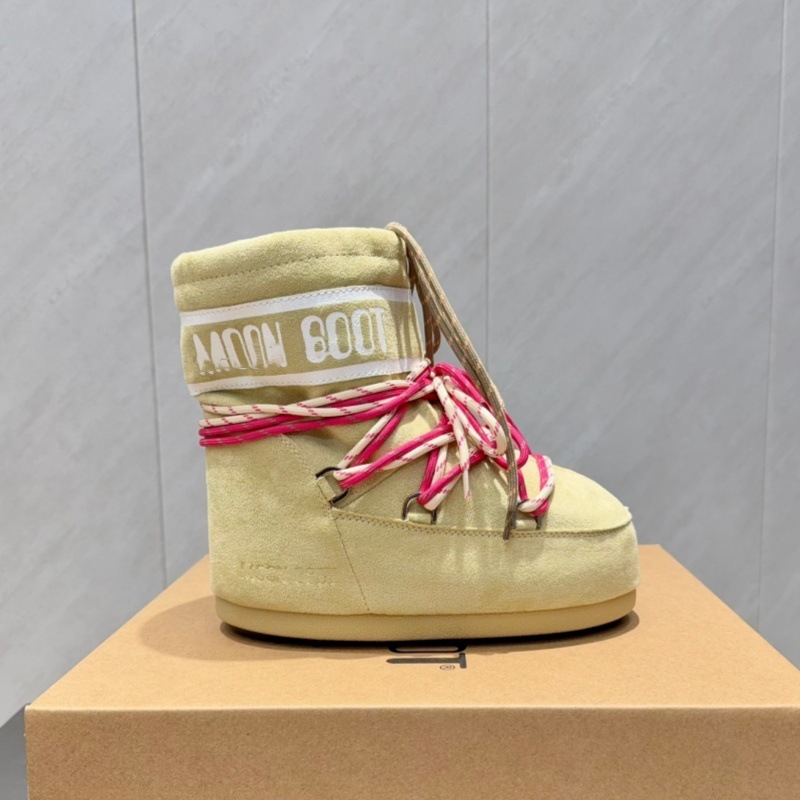 高定25ss秋冬新款月亮靴雪地靴系列内增高防滑保暖丑萌滑雪鞋短靴 13