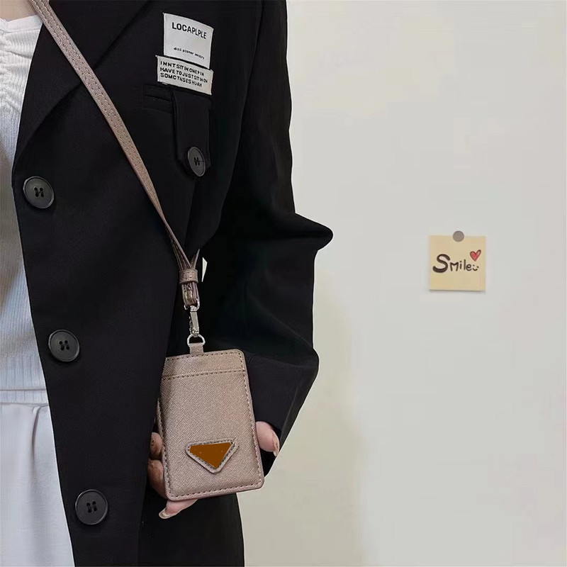 大牌卡包插卡工作证卡夹挂绳挂脖卡包证件包学生证皮夹男女适用 4