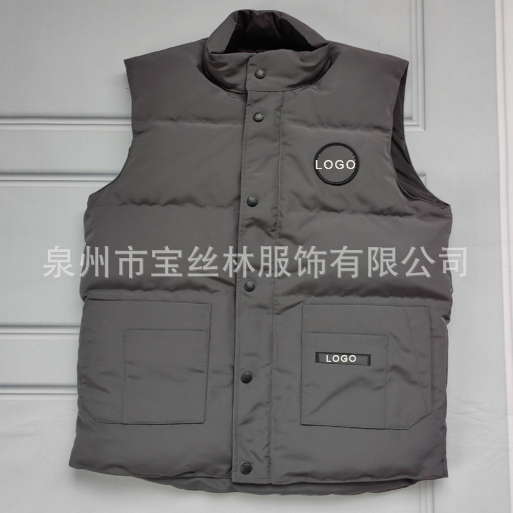PalmMooseMenGiletDownVestBodyWarmer大鹅羽绒马甲男 11