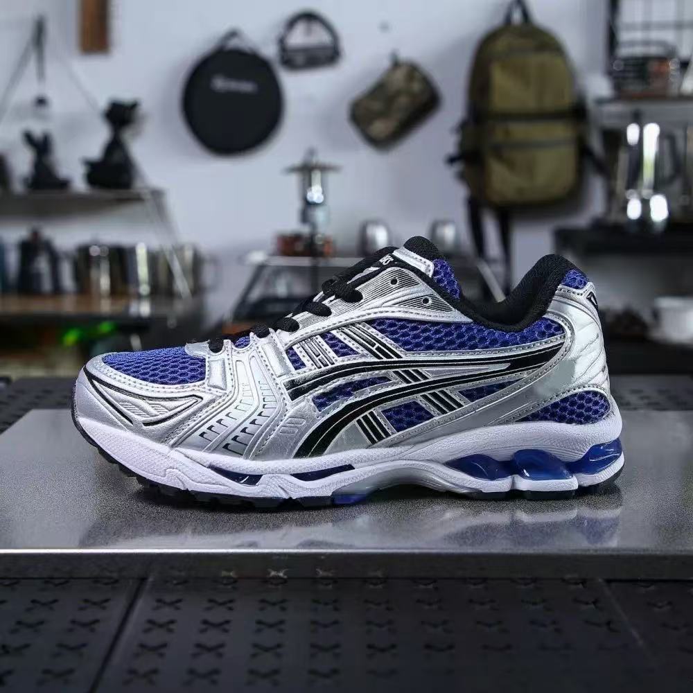 莆田鞋Gel-Kayano14亚瑟网布面百搭耐磨透气男女跑步鞋外贸36-47 3