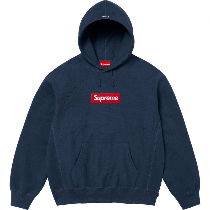 高版本supreme25SS 潮牌HOODED SWEATSHIRT 大LOGO加绒帽衫卫衣 85