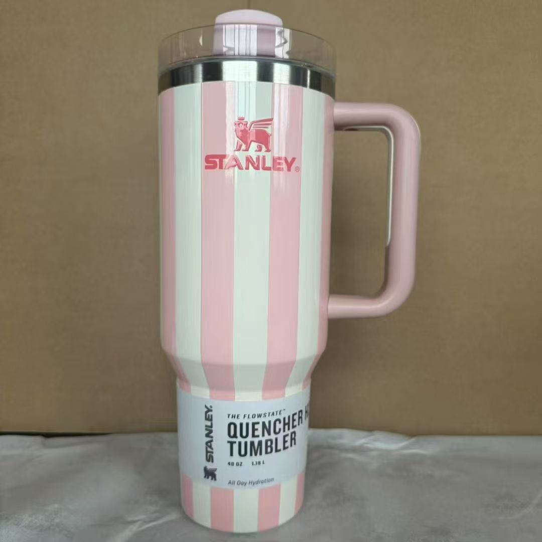STANLEY海外原版不锈钢吸管杯美版大容量保温杯冷水杯子女冰霸杯 25