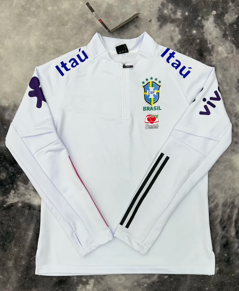 半拉链白色巴西