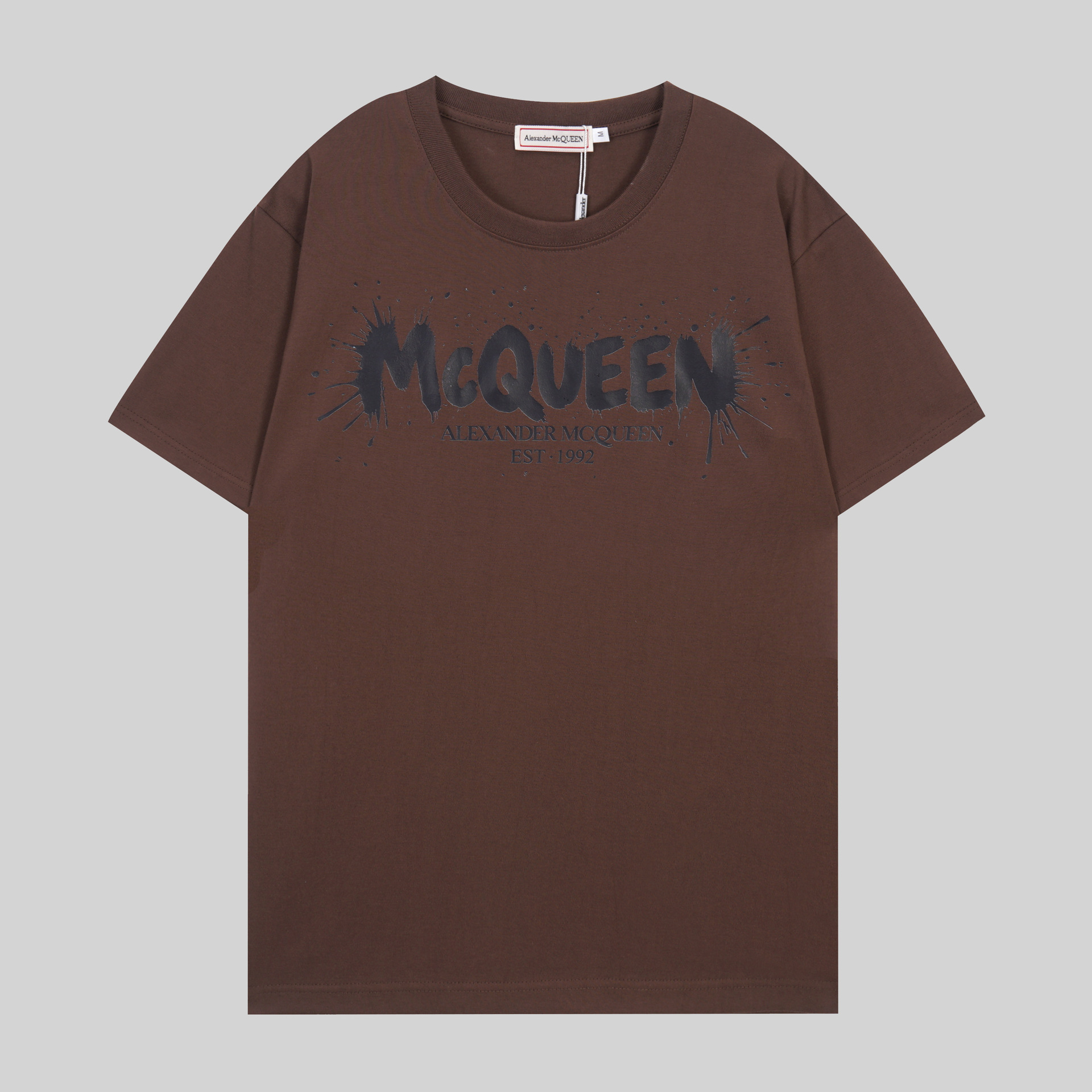 新款麦昆帽衫 跨境潮牌简约斑点字母Alexander Mcqueen连帽卫衣男 16