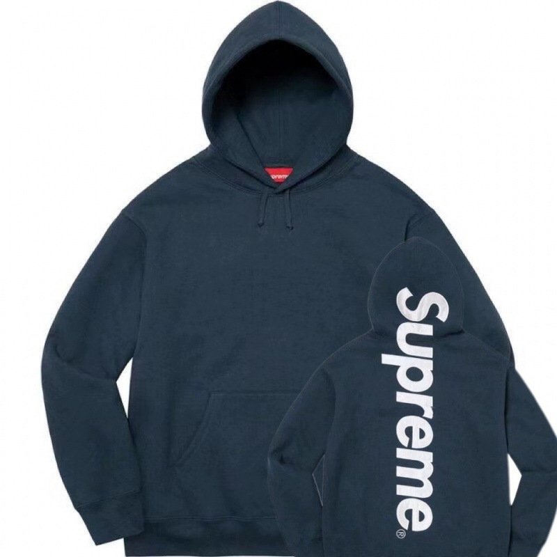 高版本supreme25SS 潮牌HOODED SWEATSHIRT 大LOGO加绒帽衫卫衣 73